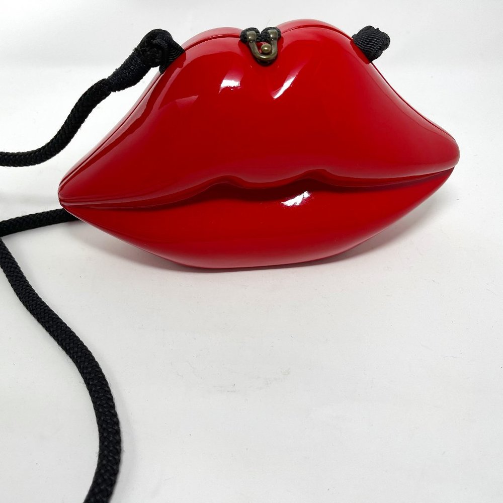 Timmy Woods Red Lip Purse